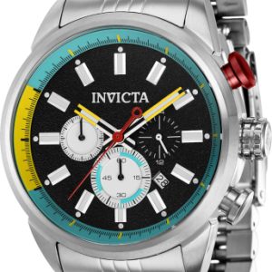 Invicta Herrklocka 39944 Aviator Svart/Stål Ø46 mm