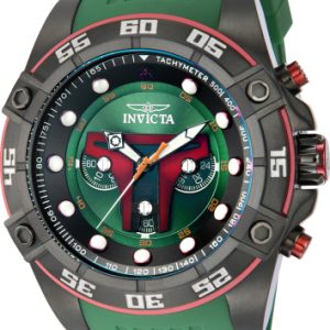 Invicta Herrklocka 40092 Star Wars Grön/Stål Ø52 mm