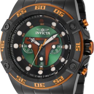 Invicta Herrklocka 40093 Star Wars Grön/Stål Ø52 mm