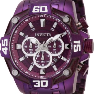 Invicta Herrklocka 40253 Pro Diver Lila/Stål Ø52 mm