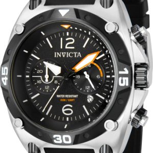 Invicta Herrklocka 40289 Aviator Svart/Stål Ø50 mm