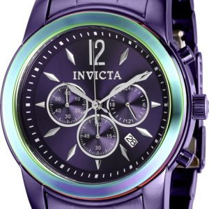 Invicta Herrklocka 40495 Specialty Lila/Stål Ø47 mm