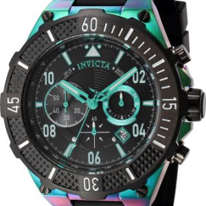 Invicta Herrklocka 40501 Aviator Svart/Gummi Ø50 mm