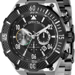 Invicta Herrklocka 40511 Aviator Svart/Stål Ø50 mm