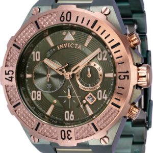 Invicta Herrklocka 40517 Aviator Grön/Stål Ø50 mm