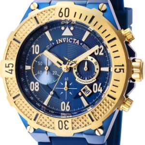 Invicta Herrklocka 40533 Aviator Blå/Plast Ø50 mm