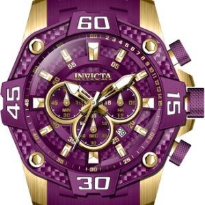 Invicta Herrklocka 40634 Pro Diver Lila/Stål Ø52 mm