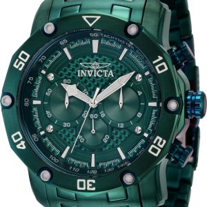 Invicta Herrklocka 40676 Pro Diver Grön/Stål Ø50 mm