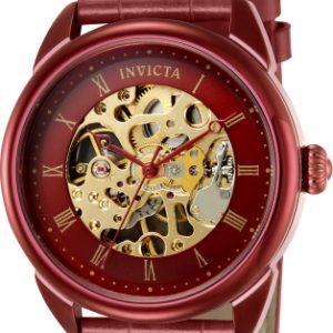 Invicta Herrklocka 40738 Specialty Röd/Läder Ø42 mm