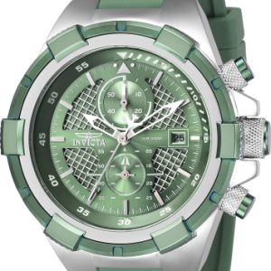 Invicta Herrklocka 40811 Aviator Grön/Plast Ø50.5 mm