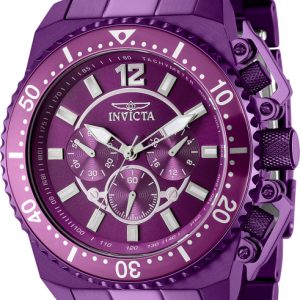 Invicta Herrklocka 40871 Pro Diver Lila/Stål Ø48 mm