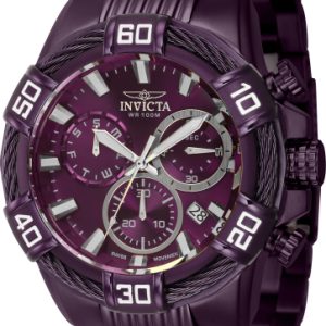 Invicta Herrklocka 40908 Bolt Lila/Stål Ø51 mm