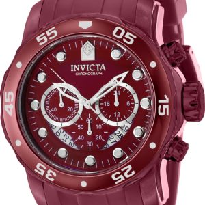 Invicta Herrklocka 40926 Pro Diver Röd/Plast Ø48 mm