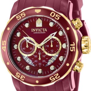 Invicta Herrklocka 40931 Pro Diver Röd/Stål Ø48 mm