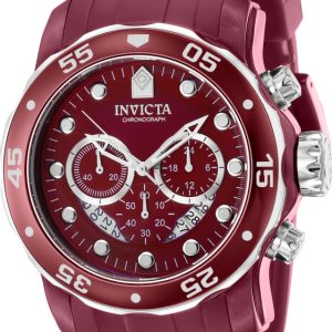 Invicta Herrklocka 40932 Pro Diver Röd/Stål Ø48 mm