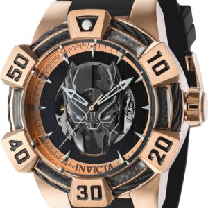 Invicta Herrklocka 40999 Marvel Svart/Plast Ø52 mm