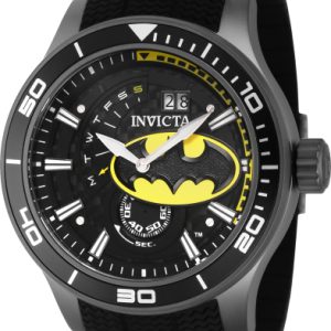 Invicta Herrklocka 41262 DC Comics Svart/Plast Ø54 mm