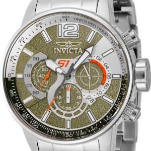 Invicta Herrklocka 41316 S1 Rally Grön/Stål Ø48 mm