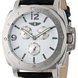 Invicta Herrklocka 41703 Vit/Läder Ø45 mm