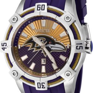 Invicta Herrklocka 42067 NFL Blå/Stål Ø40 mm