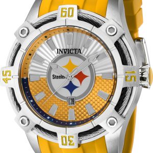 Invicta Herrklocka 42073 NFL Silverfärgad/Stål Ø40 mm