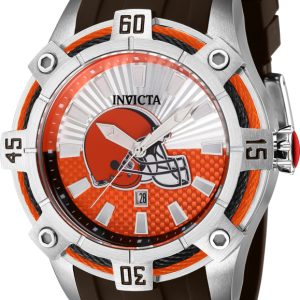 Invicta Herrklocka 42075 NFL Röd/Stål Ø52 mm