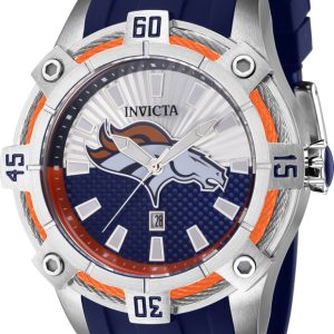 Invicta Herrklocka 42076 NFL Blå/Stål Ø52 mm