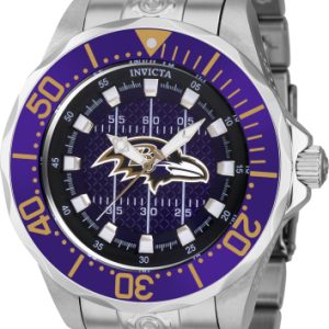 Invicta Herrklocka 42122 NFL Lila/Stål Ø47 mm