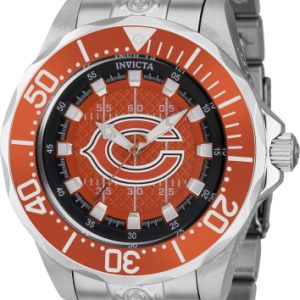 Invicta Herrklocka 42125 NFL Orange/Stål Ø47 mm