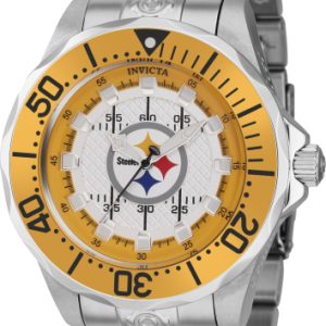 Invicta Herrklocka 42126 NFL Silverfärgad/Stål Ø47 mm