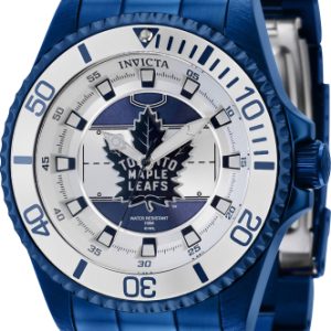 Invicta Herrklocka 42246 NHL Silverfärgad/Stål Ø47 mm