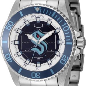 Invicta Herrklocka 42248 NHL Silverfärgad/Stål Ø47 mm