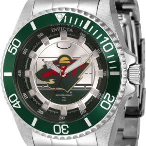 Invicta Herrklocka 42250 NHL Silverfärgad/Stål Ø47 mm