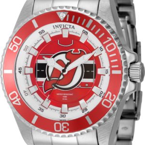 Invicta Herrklocka 42253 NHL Röd/Stål Ø47 mm