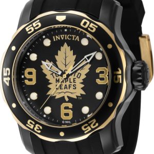 Invicta Herrklocka 42326 NHL Svart/Stål Ø48 mm