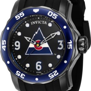 Invicta Herrklocka 42652 NHL Svart/Stål Ø48 mm