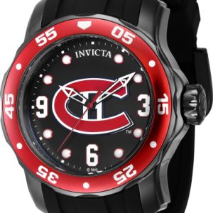 Invicta Herrklocka 42662 NHL Svart/Stål Ø48 mm