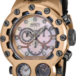 Invicta Herrklocka 43118 Reserve Vit/Gulguldtonat stål Ø52 mm