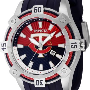 Invicta Herrklocka 43275 MLB Röd/Stål Ø52 mm