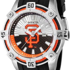 Invicta Herrklocka 43293 MLB Svart/Stål Ø52 mm