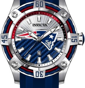 Invicta Herrklocka 43300 NFL Silverfärgad/Stål Ø52 mm