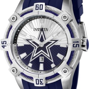 Invicta Herrklocka 43323 NFL Silverfärgad/Stål Ø52 mm