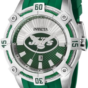 Invicta Herrklocka 43325 NFL Grön/Stål Ø52 mm