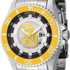 Invicta Herrklocka 43476 MLB Gul/Stål Ø47 mm