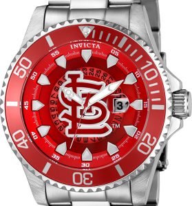 Invicta Herrklocka 43479 MLB Röd/Stål Ø47 mm