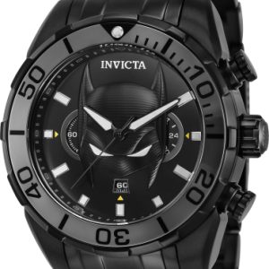 Invicta Herrklocka 43599 DC Comics Svart/Stål Ø50 mm