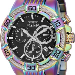 Invicta Herrklocka 43635 Bolt Svart/Stål Ø51 mm