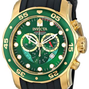 Invicta Herrklocka 6984 Pro Diver Grön/Gulguldtonat stål Ø48.8 mm