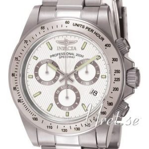 Invicta Herrklocka 7025 Speedway Vit/Stål Ø40 mm