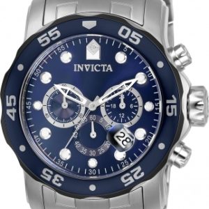 Invicta Herrklocka 80057 Pro Diver Blå/Stål Ø49 mm